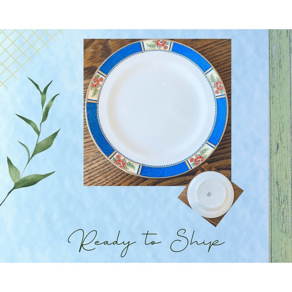 Rare Vintage 1930s English Fine Bone China Bread Plate Allertons Ltd.,  ALL5 - Picture 1 of 6